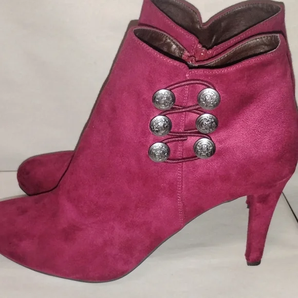 RIALTO Womens Cairo Fabric Closed Toe Ankle Fashion Suede Boots, Size 10M - Picture 4 of 12